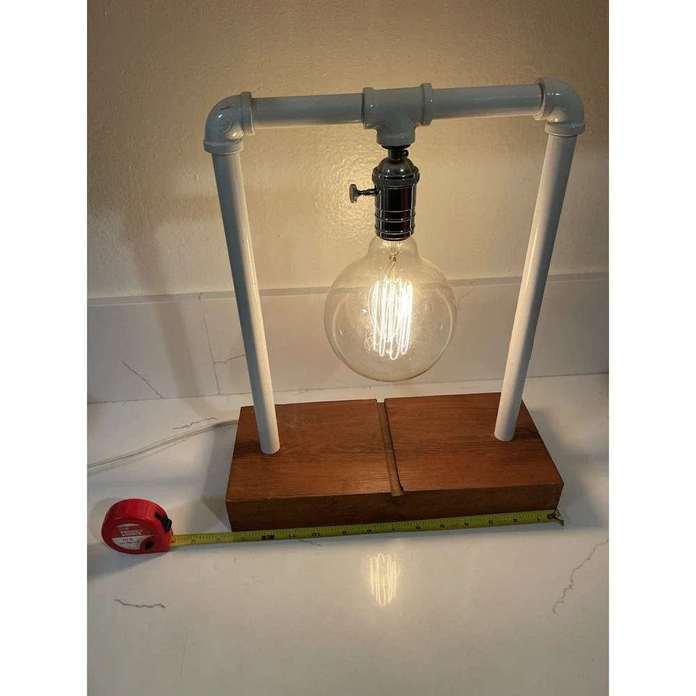 Retro Industrial Pipe Lamp‎ With Edison Bulb